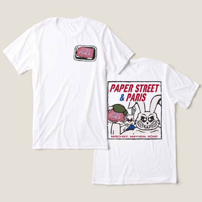 Camiseta Boxe Lucky Punch (Design Frente e Verso)