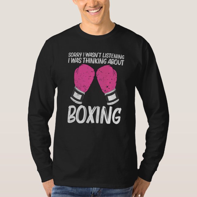 Camiseta Boxe Para Homens e Mulheres Luta de Boxeador (Frente)