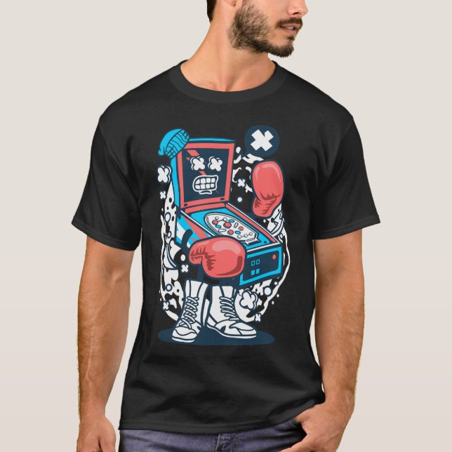 Camiseta boxeador Pinball (Frente)