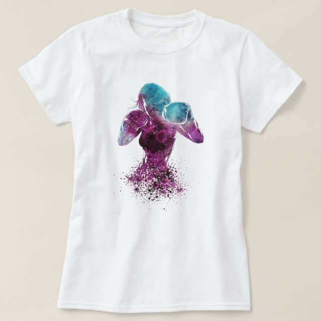 Camiseta Boxeadora Feminina (Frente do Design)