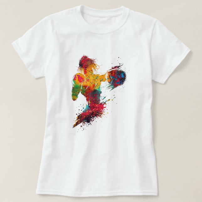 Camiseta Boxeadora Feminina (Frente do Design)