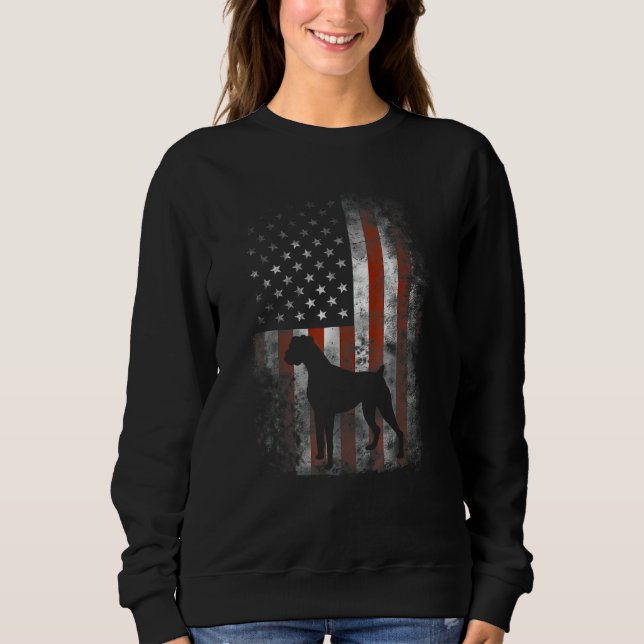Camiseta Boxer American Flag Usa 4 De Julho (Frente)