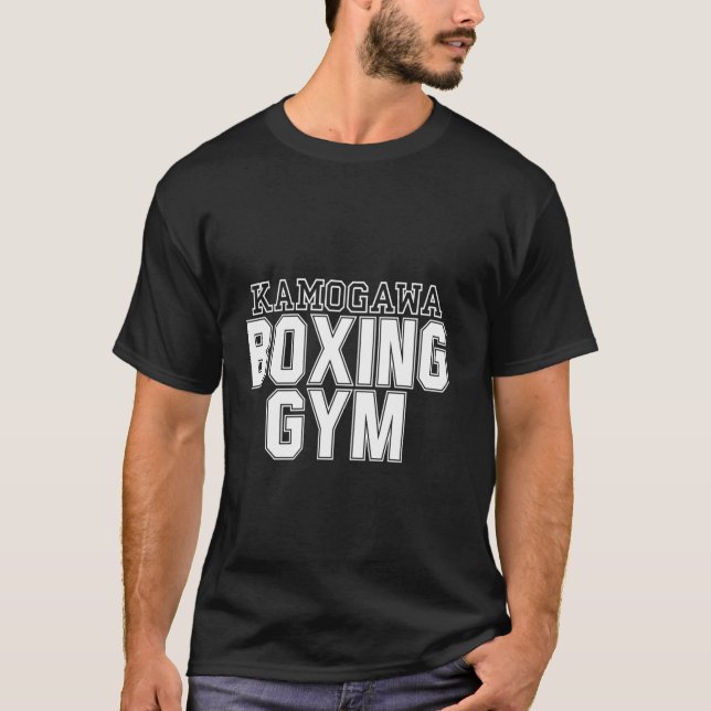 Camiseta Boxer Antigo KBG(Kamogawa) Academia de Boxe (Frente)