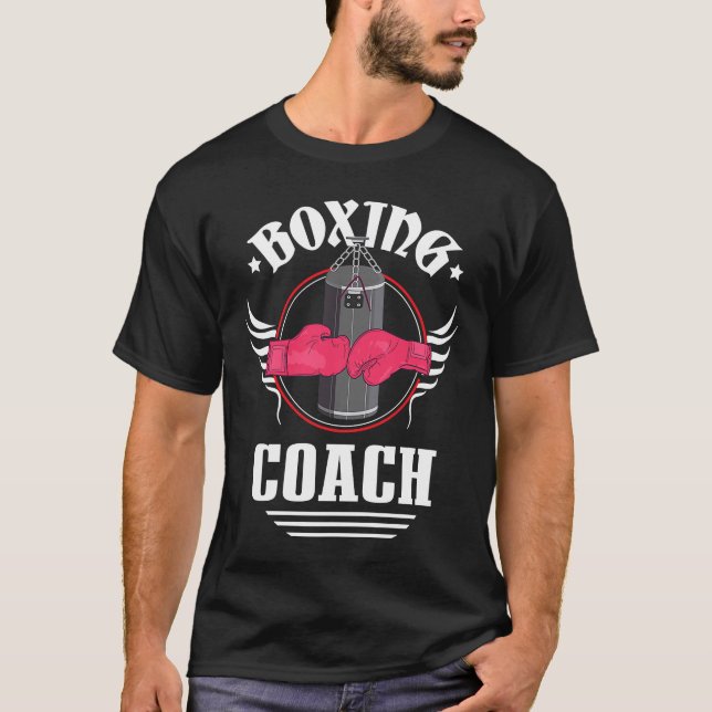 Camiseta Boxer Boxer Coach Trainer Knockout Punch Sport Box (Frente)