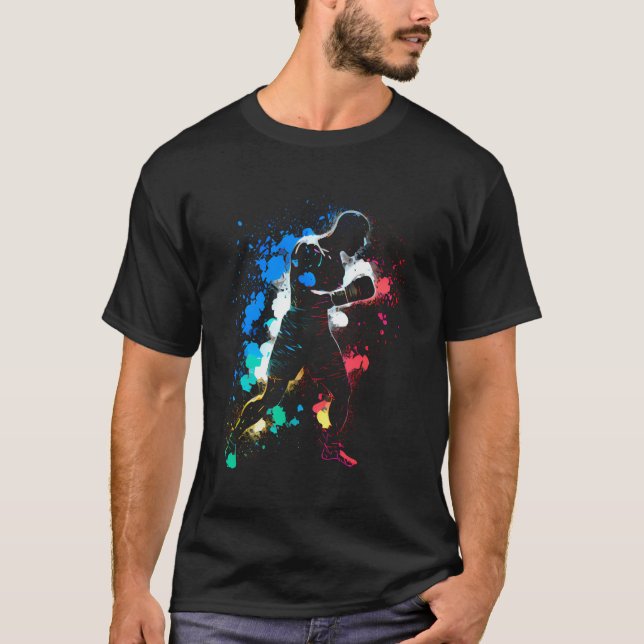 Camiseta Boxer Boxer Competition Fight Boxer Coach Sport (Frente)