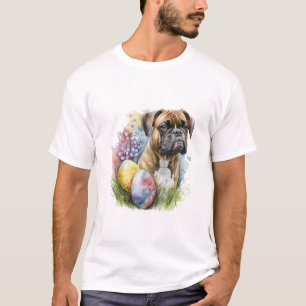 Camiseta Boxer Boxer Easter Ovo, Boxer Felz pascoa Cheio