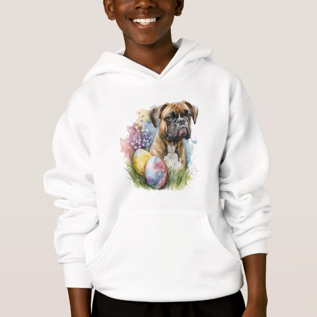 Camiseta Boxer Boxer Easter Ovo, Boxer Felz pascoa Cheio (Frente)