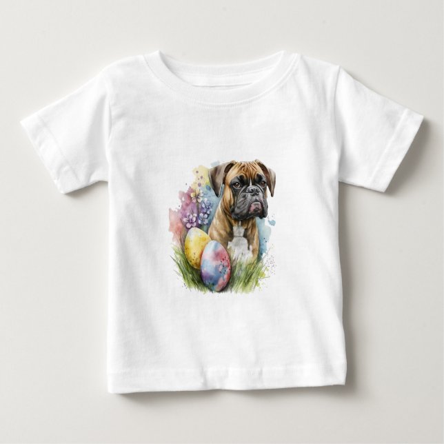 Camiseta Boxer Boxer Easter Ovo, Boxer Felz pascoa Cheio (Frente)