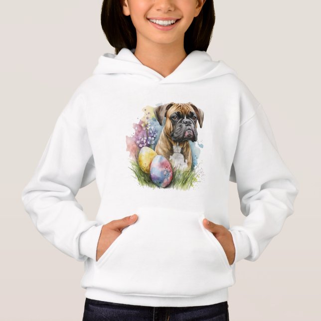 Camiseta Boxer Boxer Easter Ovo, Boxer Felz pascoa Cheio (Frente)