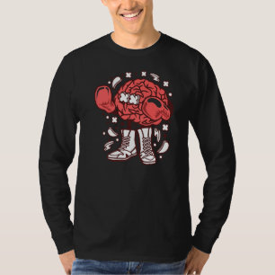 Camiseta Boxer Brain Fighter Boxing Com Luvas E Calçados M
