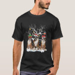 Camiseta Boxer Christmas Lights Papais noeis Elf Reindeer D<br><div class="desc">Boxer Christmas Lights Papais noeis Elf Reindeer Dog Lover</div>