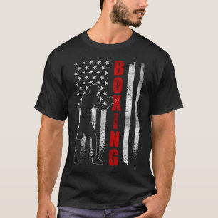 Camiseta Boxer de Sinalizador de Roupa de Boxing Americano