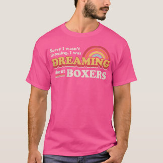 Camiseta Boxer Design Sonhando com Boxers