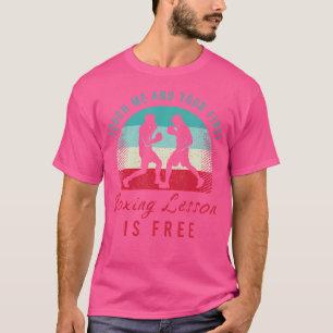 Camiseta Boxer Dizendo Com Luvas De Repouso Para Um Lover D