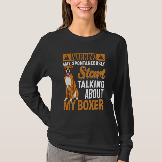 Camiseta Boxer Dog Apparel Boxer Dog  For Men & Women 5 (Frente)