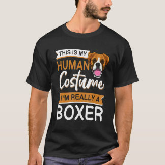 Camiseta Boxer Dog Apparel Halloween Boxer Dog   For Kids