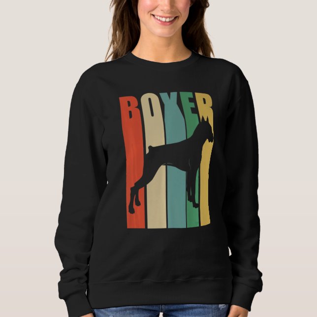 Camiseta Boxer Dog Boxer Retro (Frente)
