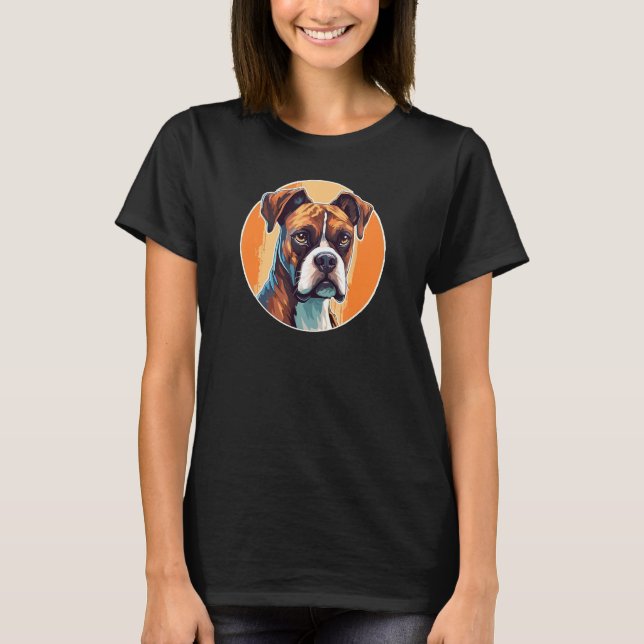 Camiseta Boxer Dog breed dog dad Dog Mom Boxer Dog accessor (Frente)