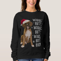 Boxer Dog Christmas - Wiggle Bumbum Rock