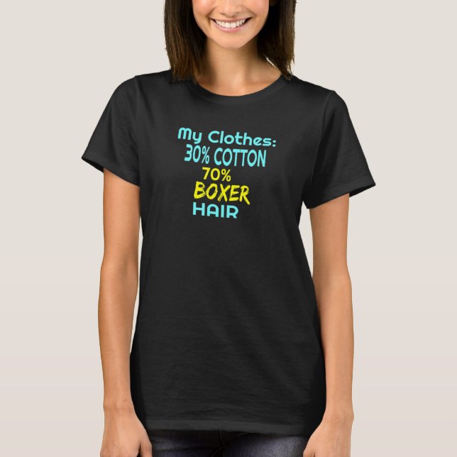 Camiseta Boxer Dog Hair Love (Frente)