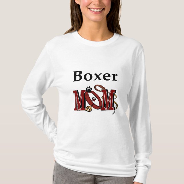 Camiseta Boxer Dog MOM (Frente)