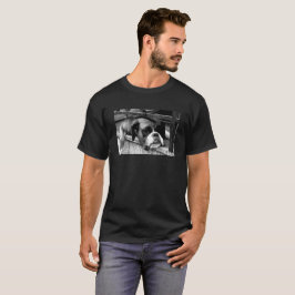 Camiseta Boxer Dog On Windowsill mcna