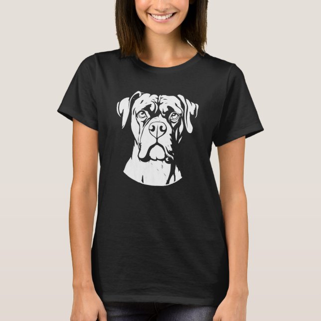 Camiseta Boxer Dog Pet  Breed Boxer Dog (Frente)