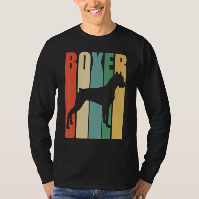 Camiseta Boxer Dog Retro (Frente)