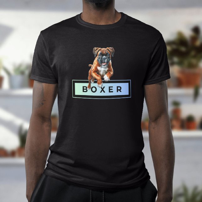 Camiseta Boxer Dog - Saltos & Limites (Criador carregado)