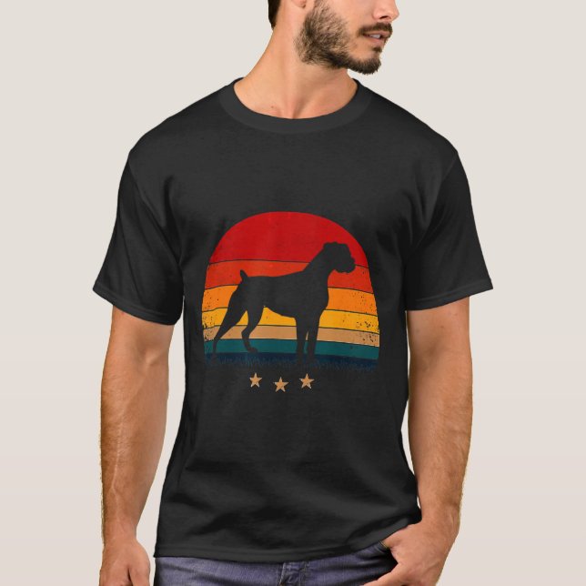 Camiseta Boxer Dog Sunset (Frente)
