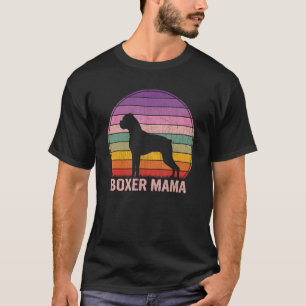 Camiseta Boxer Gráfico da Mama Retro Boxer