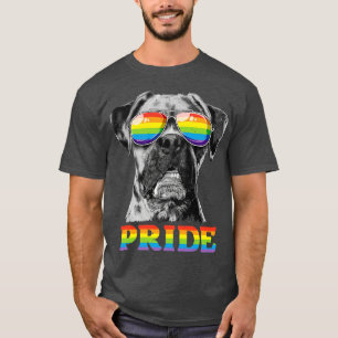 Camiseta Boxer LGBT Orgulho gay para Homens Meninas Cachorr