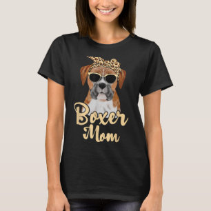 Camiseta Boxer Mãe Cão-Ventilador Veterinário Animal Whispe