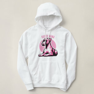 Camiseta Boxer Mama: Cachorro Rosa Bonito Silhueta Cachorro