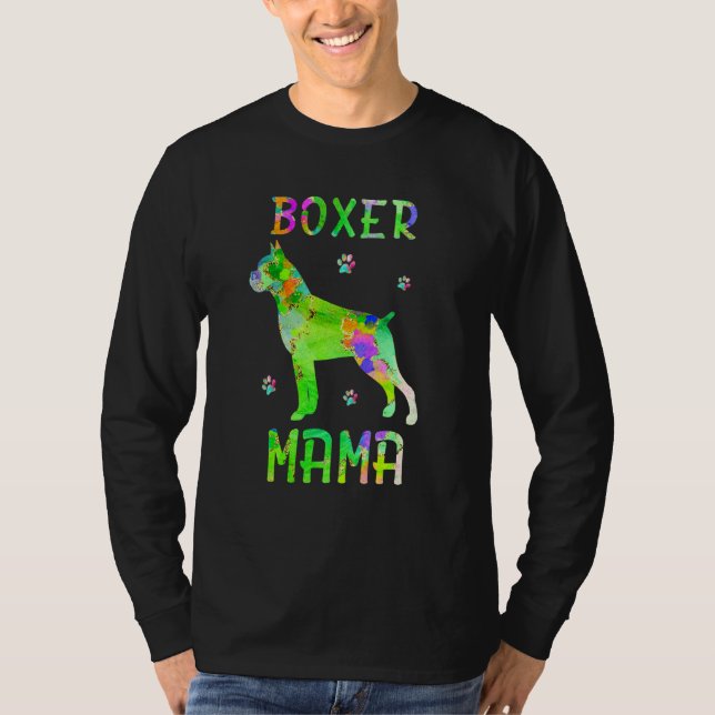Camiseta Boxer Mama Colorida Mãe (Frente)
