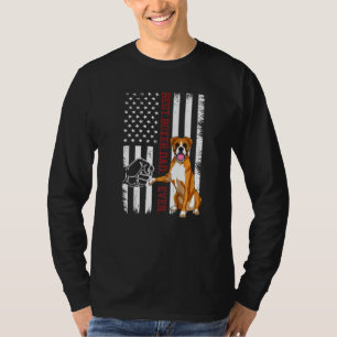 Camiseta Boxer Pai Cachorro Cachorro Cachorro Roupa para Ba