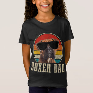 Camiseta Boxer Pai Vintage Funny Boxer Proprietário do Cach