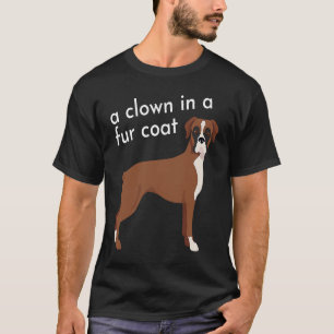 Camiseta Boxer Palhaço em Casaco de Pele