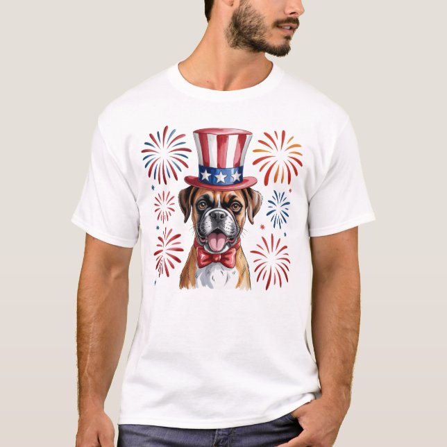 Camiseta Boxer Patriótico (Frente)