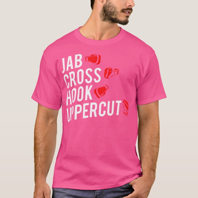 Camiseta Boxer Punches Do Esporte De Boxing Tee (Frente)