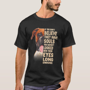 Camiseta Boxer se não acredita que tem almas 1
