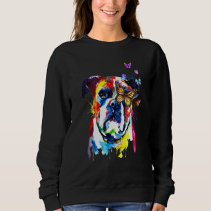 Camiseta Boxer Splash Butterflies Dog