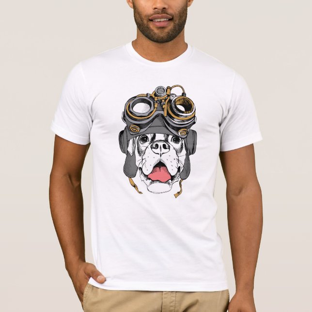 Camiseta Boxer Steampunk (Frente)