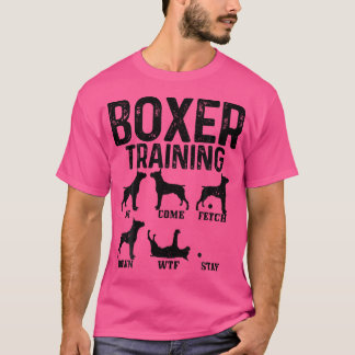 Camiseta Boxer Training Funny Dog Owner Boxer Mãe Pai Boxer