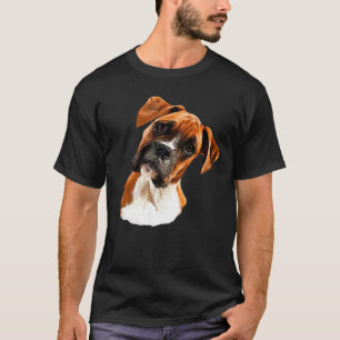 Camiseta Boxer Uma bela inclinação de cabeça de boxeador Ca