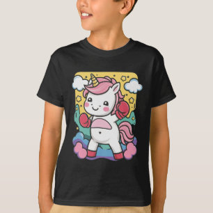 Camiseta Boxer Unicorn Com Luvas Boxing Adora Boxing