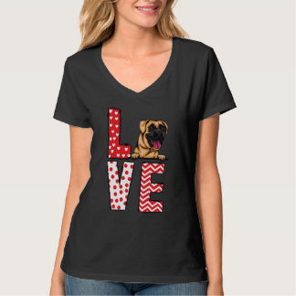 Camiseta Boxer Valentines Day Love Valentine Cute Hearts