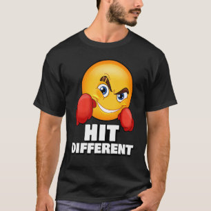 Camiseta Boxi de Teste de Malhação Emote de Meme Diferente