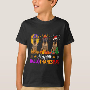 Camiseta Boxin Dog Halloween Hallothanksmas