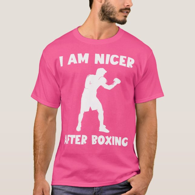 Camiseta Boxin Kickboxer I Am Nicer Boxer Luvas Boxer Ki (Frente)